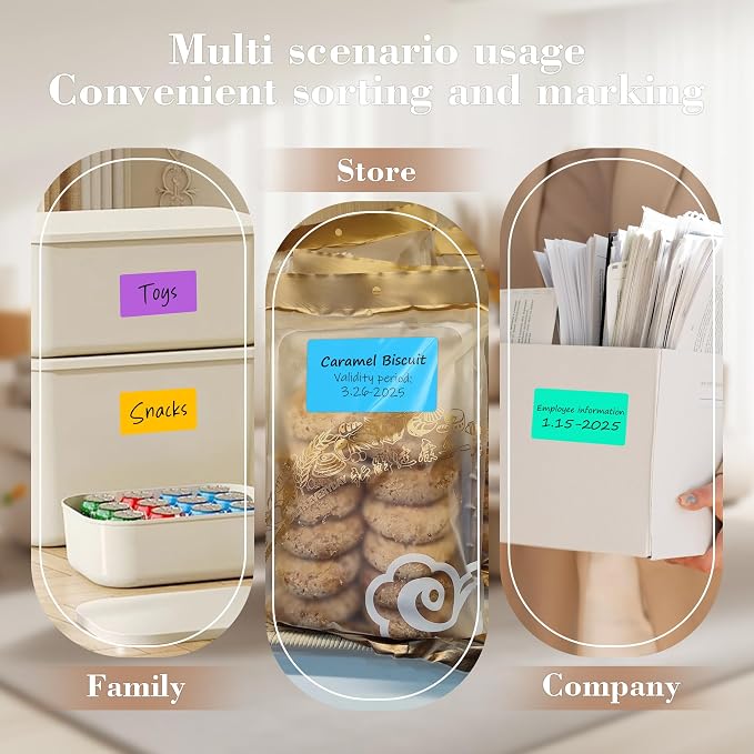 PARLAIM 5 x 3 inch Colored Inventory Stickers - Image 7