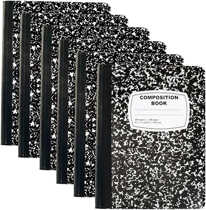 Trail maker Composition Notebooks, College Ruled Marble Cover, 200 Pages - Image 2