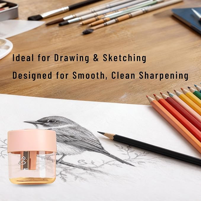 Pencil Sharpener 3 Pack Single Hole Manual Pencil Sharpeners - Image 7