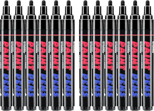 Craiiby Black Paint Pens Paint Markers by Craiiby