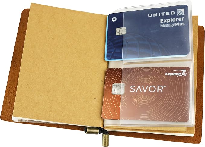 WANDERINGS Clear Zipper Case and Kraft Card Holder - Image 5