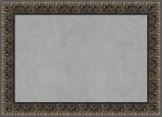 Amanti Art Black Framed Magnetic Board 21x29 Medium Vision Board by AmantiArt
