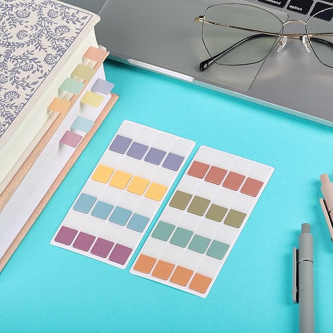 Mr. Pen- Sticky Index Tabs, 480 Pcs, Colorful Sticky Tabs for Notebooks, Page Markers, Page Tabs for Binders, Page Tabs Sticky Tabs for Books, Notebook Tabs, Book Sticky Tabs for Notebooks-DeskLoop Office