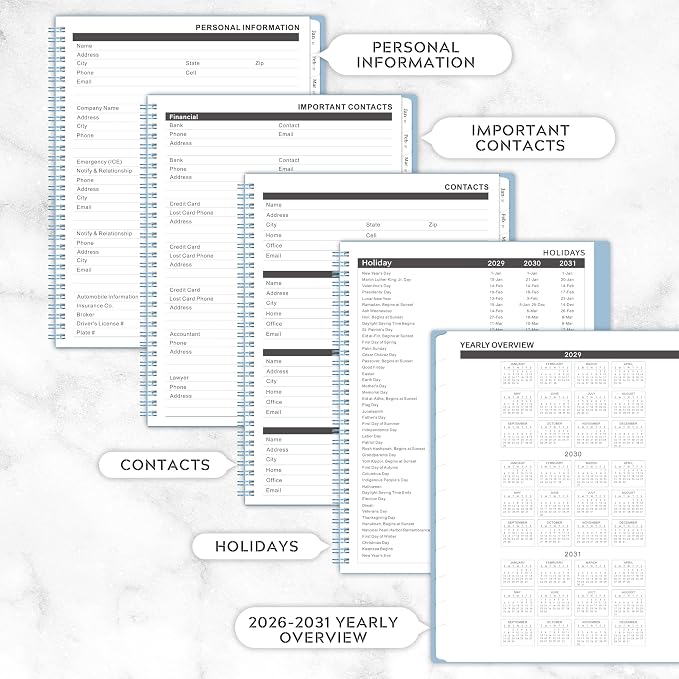 2026-2031 Monthly Planner/Calendar - Image 4
