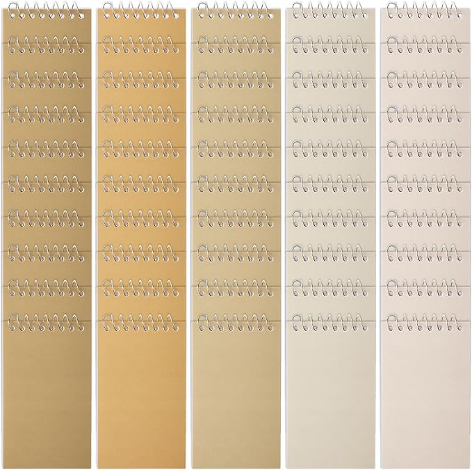 Teling 50 Pcs Spiral Graph Paper Memo Pads Bulk 3x5 Inch Small Note Pads Top Spiral Pocket Graph Notebook 75 Pages Mini Grid Steno Notepads for Writing Sketching Drawing School Office Work Supplies-DeskLoop Office