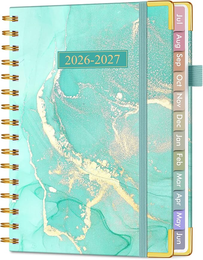 Academic Planner 2026-2027, Hardcover Weekly and Monthly Calendar Planner from by Unknown
