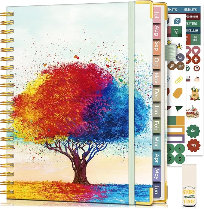 Academic Planner 2026-2027, Hardcover Weekly and Monthly Calendar Planner from by Unknown
