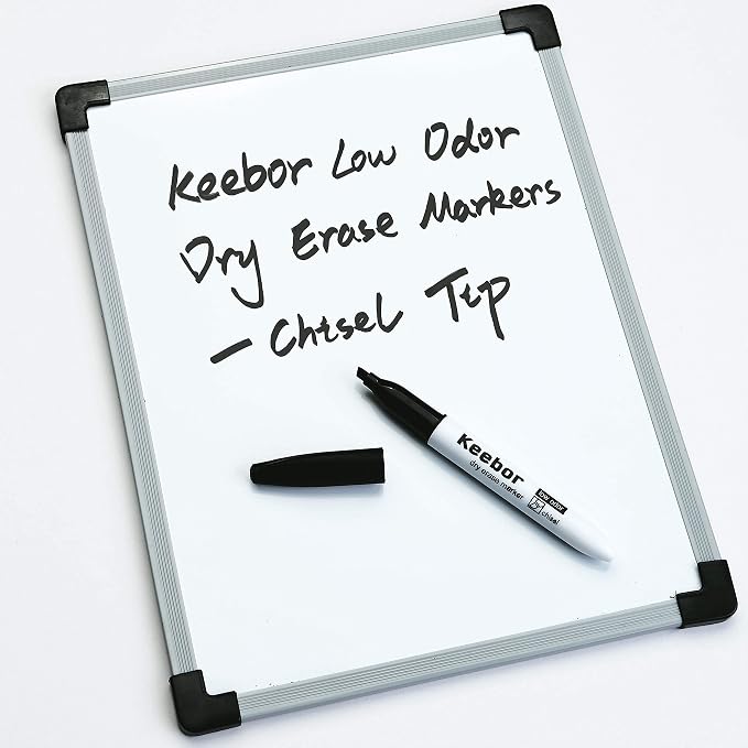 Keebor Dry Erase Markers Bulk, Chisel Tip, 72 Pack Low-odor Whiteboard Markers - Image 7