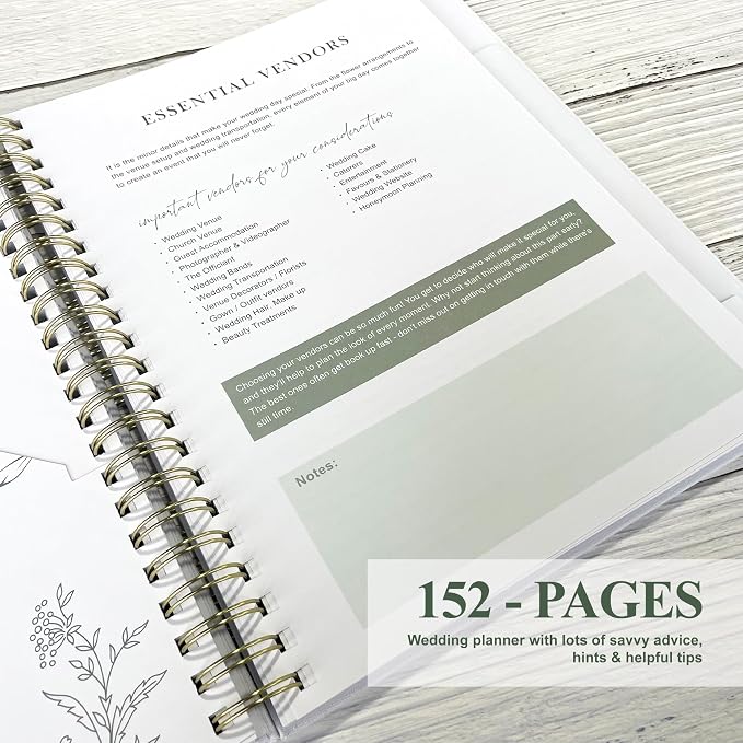 Bride Squad Wedding Planner Book and Organizer | Bridal Wedding Planner Book - Image 5