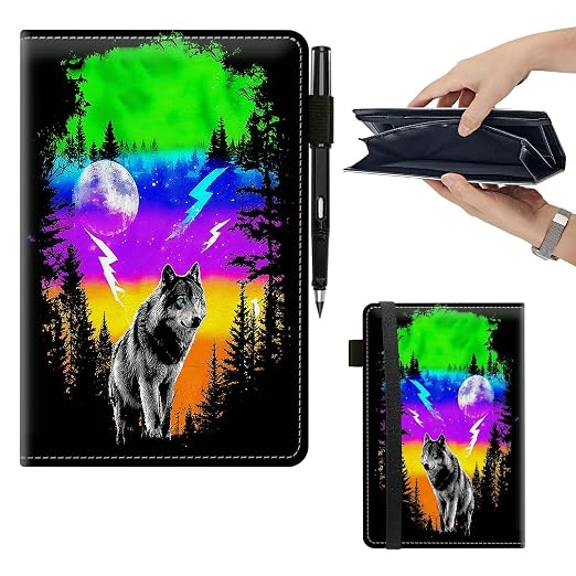 Rainbow Forest Wolf Large Server Book by Unknown