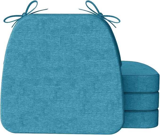 AAAAAcessories D-Shaped Chair Cushions, Machine-Washable Cover by AAAAAcessories