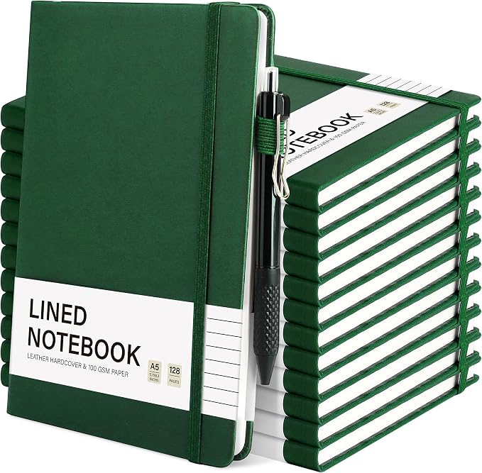 Aodaer 12 Set Lined Notebook Journals by Aodaer
