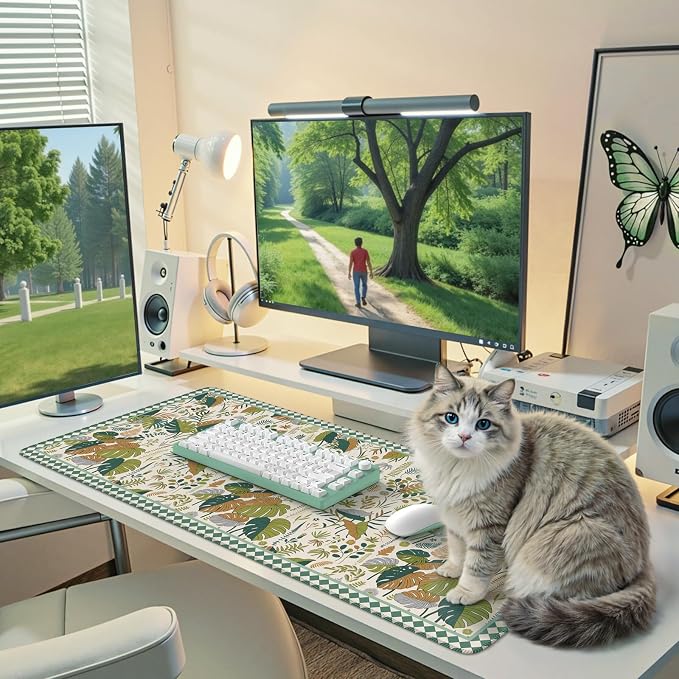 iCasso Large Desk Pad, Aesthetic Computer Mouse Pad - Image 6