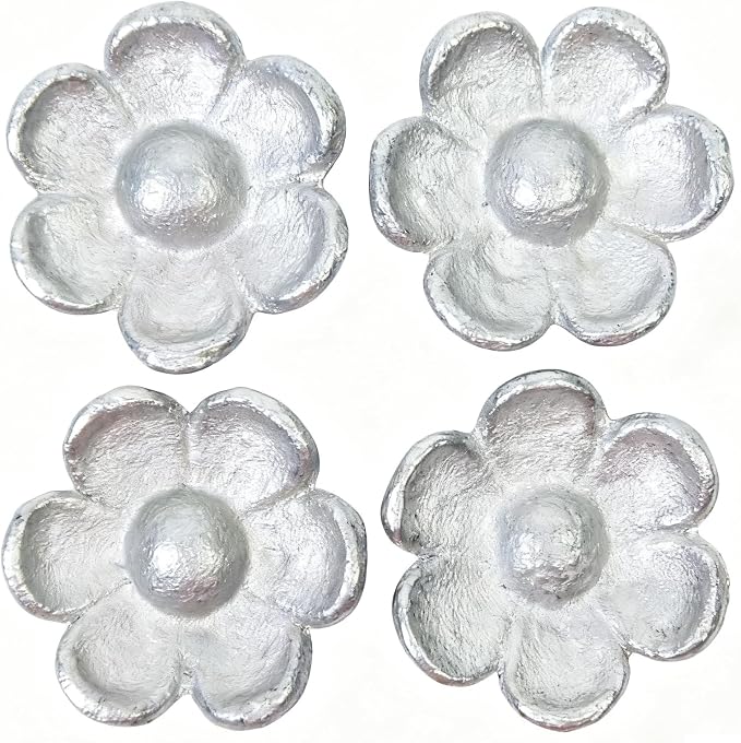 Pattern Weights 4Pcs Flower Shaped Iron Fabric Sewing Weight Paperweight by Lampstop