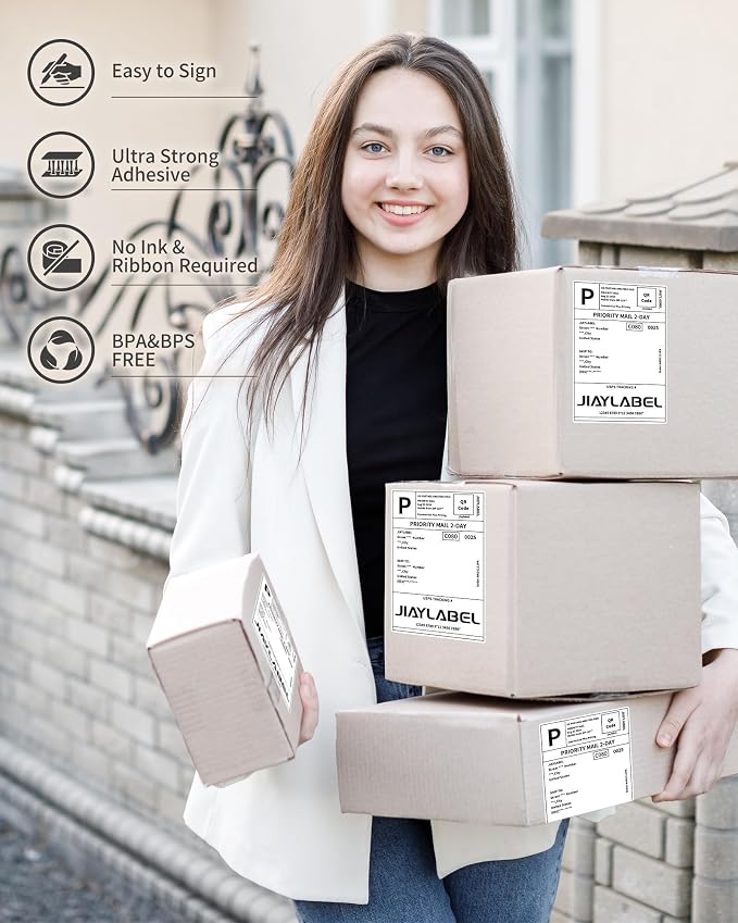 4x6 Thermal Mailing Labels for Direct Thermal Label Printer Shipping Sticker - Image 6