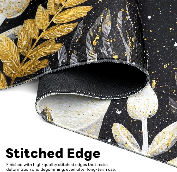 Desk Mat, Big Desk Pad, 31.5x11.8 Inches Extended Big Gaming Mouse Pad - Image 4
