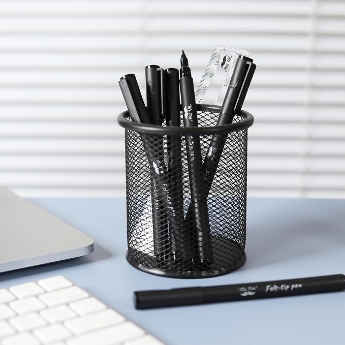 Mr. Pen- Black Felt Tip Pens, Fine Point, 6 Pack, Fast Drying, No Smear | Bible - Image 7