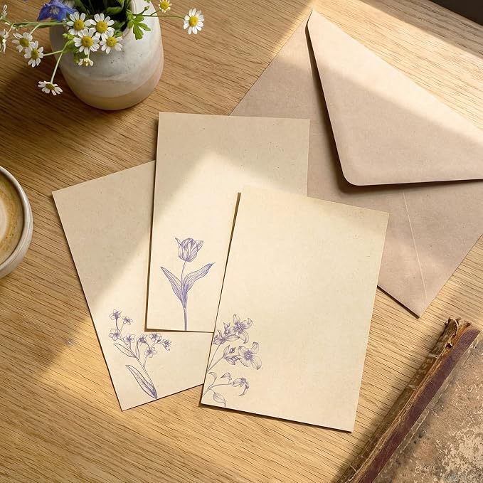 Spiareal 100 Pcs Blank Note Cards Blank Decorative Notecards Index Cards Bulk - Image 7