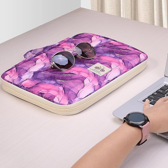 JAKAGO A4 Travel Portfolio Multifunctional Document Organizer Zippered Case - Image 2