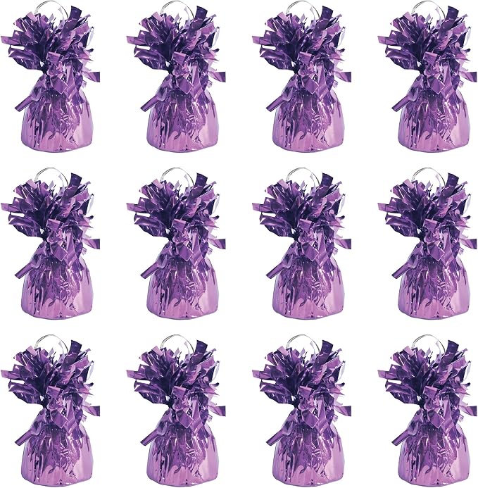 Beistle Metallic Wrapped Balloon Weight – 12 Pack, Party Decoration Accessories by Beistle