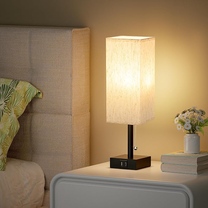aooshine Pull Chain Small Table Lamp - Image 6