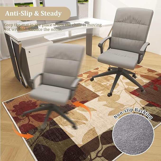 Office Chair Mat for Hardwood Floor, Machine Wash - Image 5