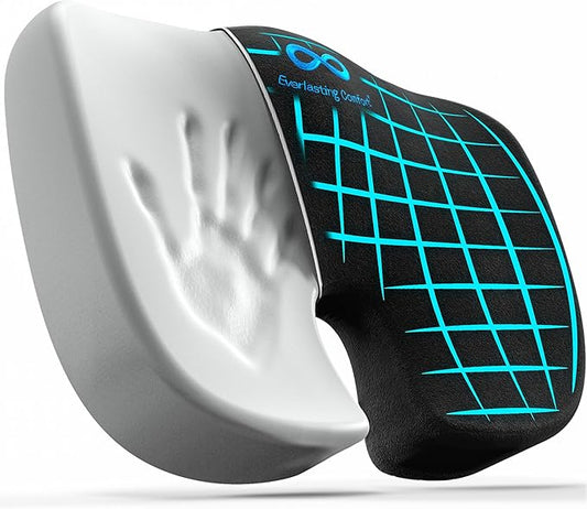 Everlasting Comfort Doctor Recommended Memory Foam Seat Cushion for Office Chairs & Car Seat - Ergonomic Office Desk Accessories for Tailbone Pain Relief, Sciatica & Back Support-DeskLoop Office