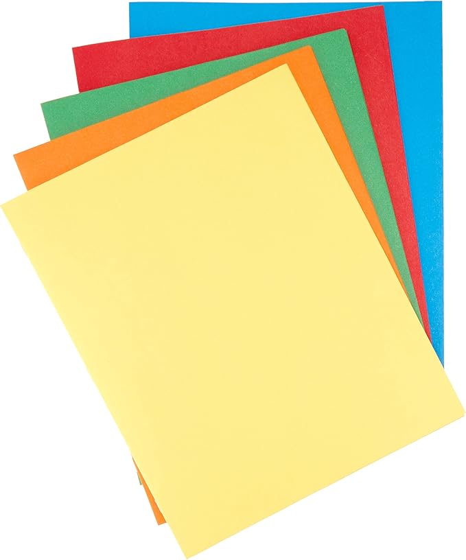 Amazon Basics Twin Pocket File Folders by AmazonBasics