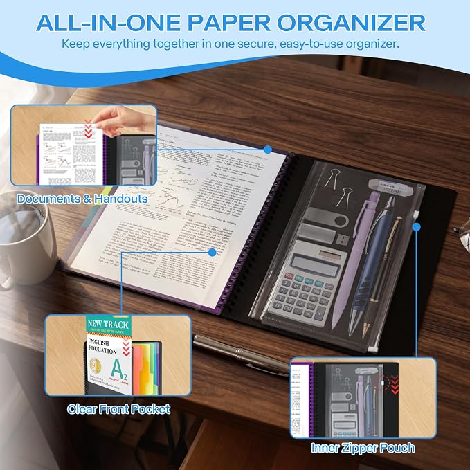 Binditek 12 Pocket Poly Project Organizer - Image 5
