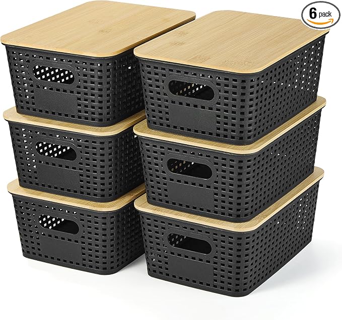 Ohmlove Plastic Storage Baskets by OHMLOVE