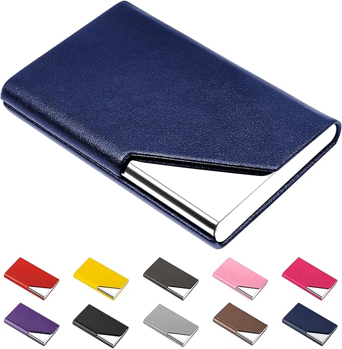 Padike Business Card Holder, Upgraded Leather Business Card Case Pocket Card by padike