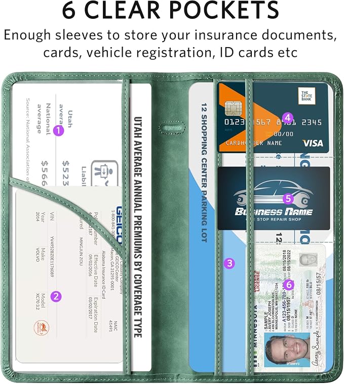 CoBak Car Registration and Insurance Holder - Image 2