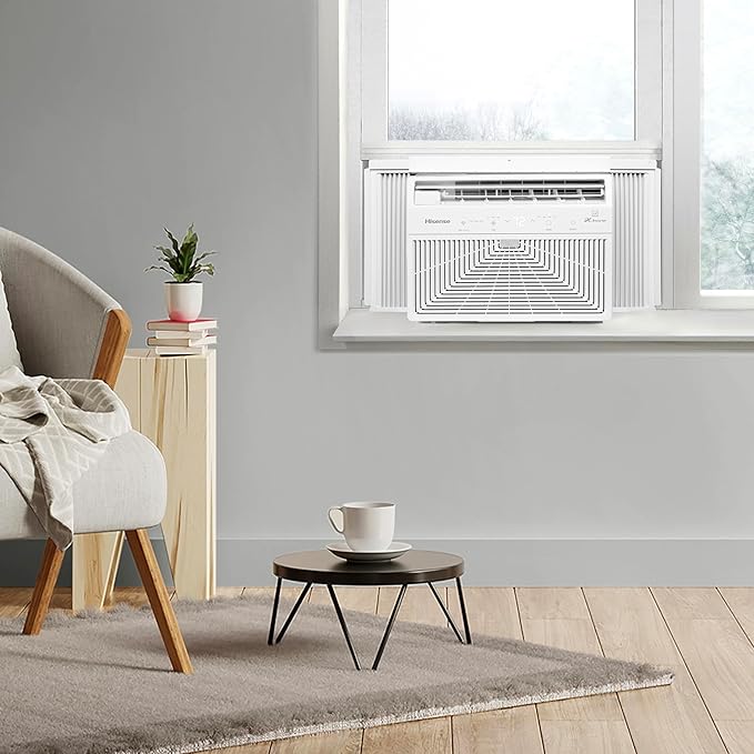 Hisense WCT06W25A Window Air Conditioner, 6,000 BTU, White-DeskLoop Office