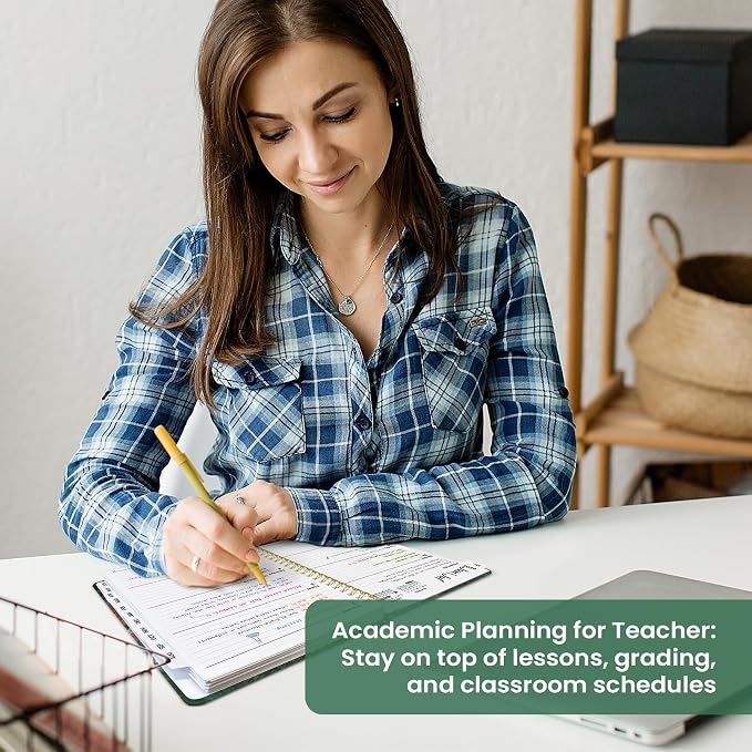 Planner 2026–2027, Academic Monthly Weekly Spiral Calendar, July 2026 – June - Image 7