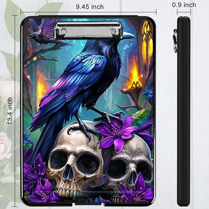 Purple Flower Eagle A4 Clipboard - Image 4