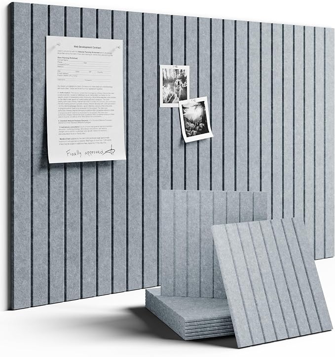 Large Felt Bulletin Board 36"x24" Cork Board Alternative by FLUXYNARA