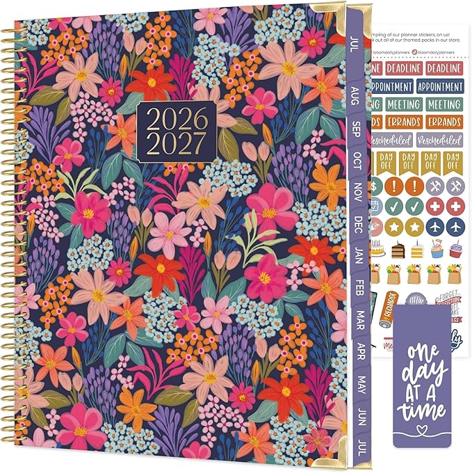 bloom daily planners HARDCOVER Planner 2026-2027 Academic Year by bloomdailyplanners