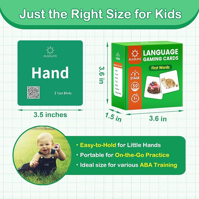Thick Baby Flash Cards for Toddlers 1-3 Sight Words Flash Cards for - Image 9