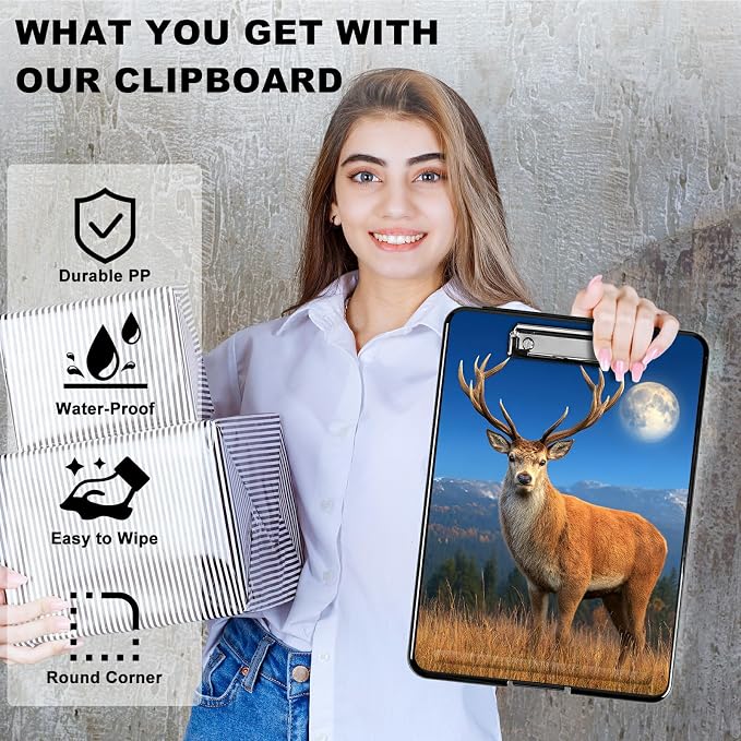 Heavy Duty Storage Clipboard, Slim Nursing Clipboard - Image 2