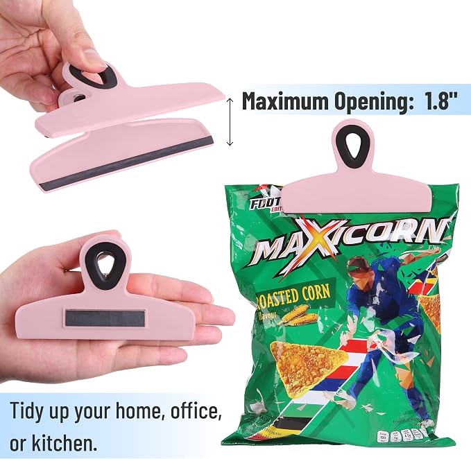 Mr. Pen- Magnetic Bag Clips, 4 Pack, Durable Plastic - Image 6