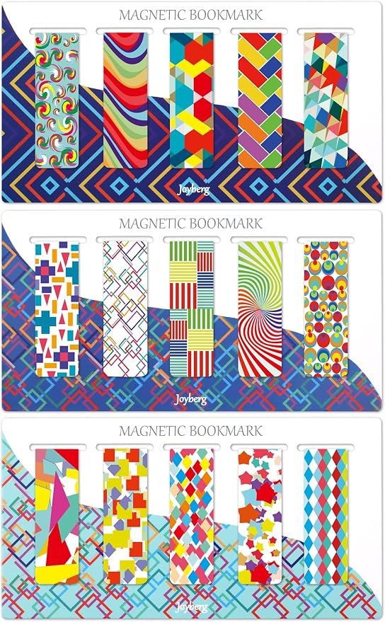 15 Pieces Bookmarks, Magnetic Bookmarks by Joyberg