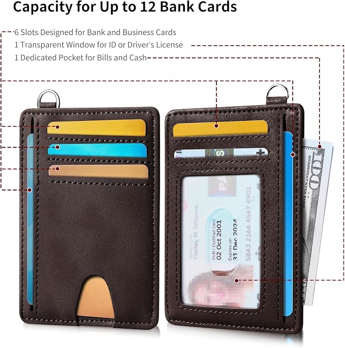 Mayski Slim Wallet, Credit Card Holder - Image 6
