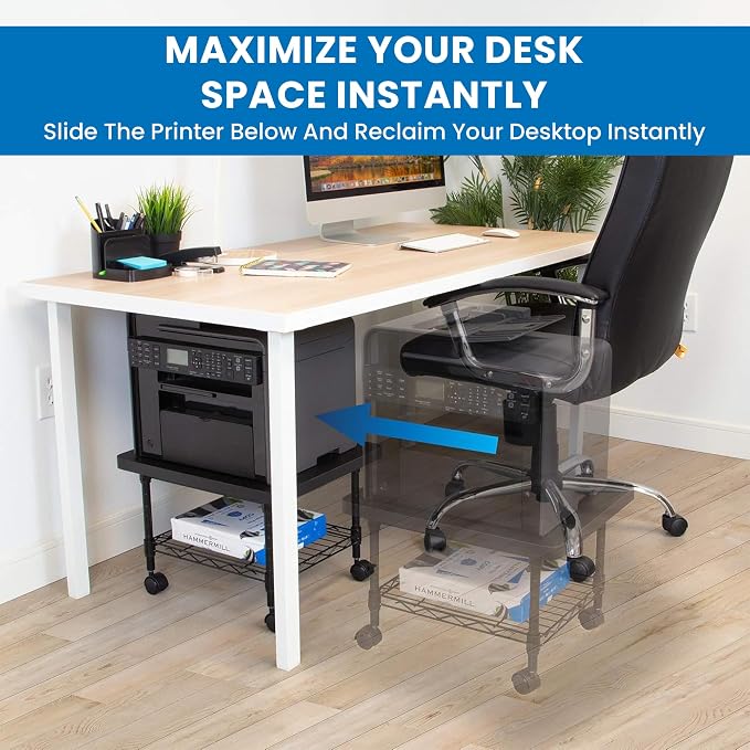 Mount-It! Under Desk Printer Stand - Image 4