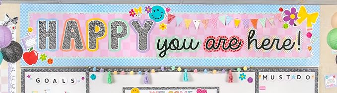 Teacher Created Resources Cool for School Happy You’re Here Bulletin Board - Image 2