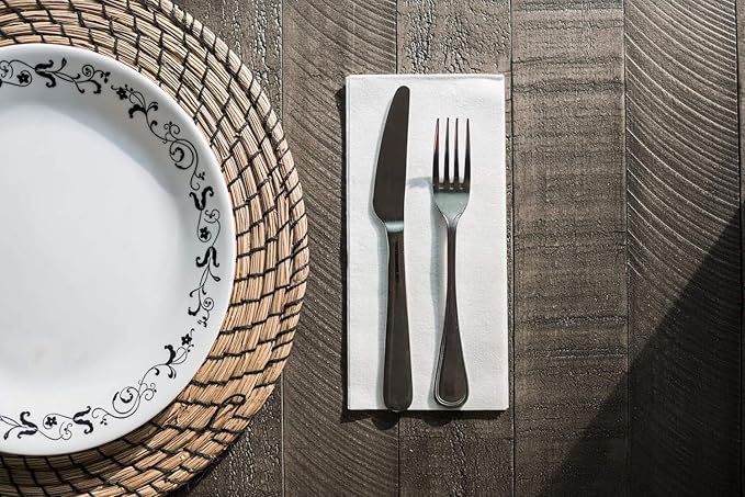 200 Paper Towels Cloth-Like Hand Tissue Paper Napkins, Disposable Hand Towels for Bathroom Guests, Disposable Face Towel for Guest, Washcloths or Dinner Napkin, Made in USA, White-DeskLoop Office