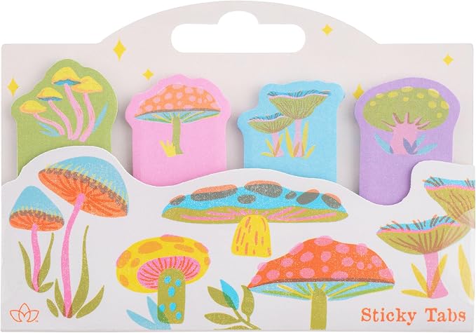 Karma, 100 Sticky Paper Tabs, Cute Page Markers, Sticky Index Tabs, Colorful by KarmaGifts