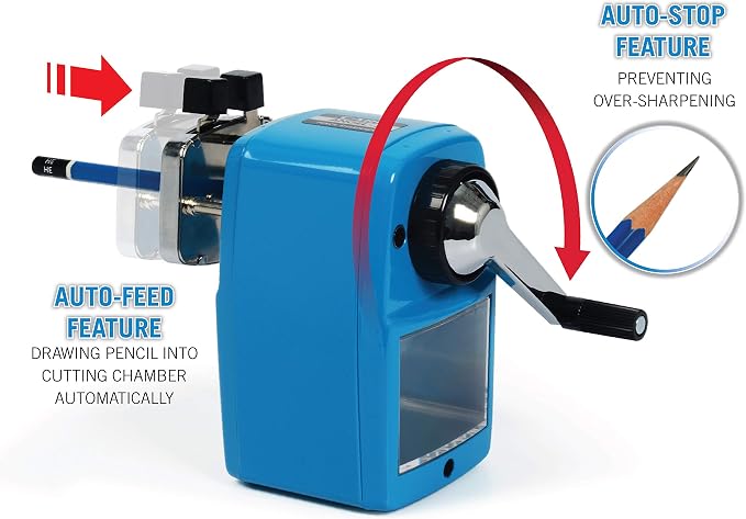 Carl Angel-5 Heavy-Duty Artist & Teacher Pencil Sharpener – Precision Manual - Image 2