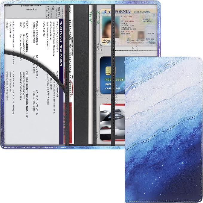 LumiMokki Premium Car Registration & Insurance Card Holder by LumiMokki