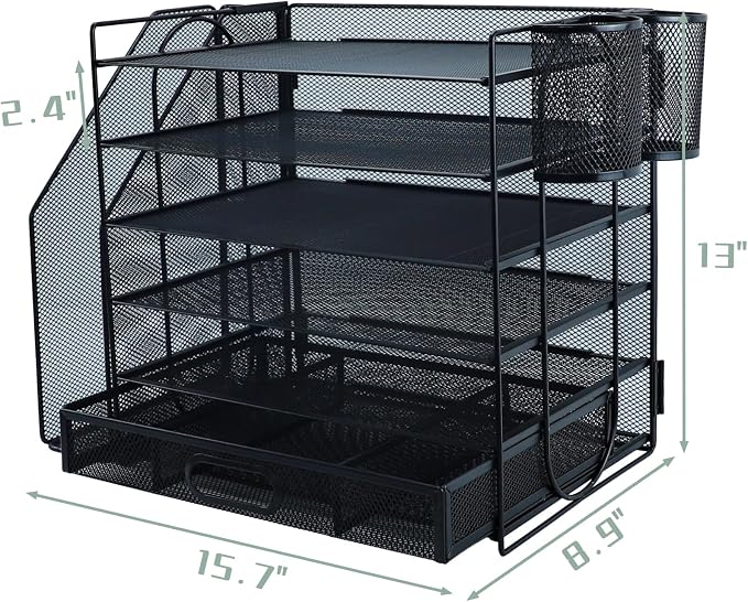 6 Tier Desk File Organiser - Image 2