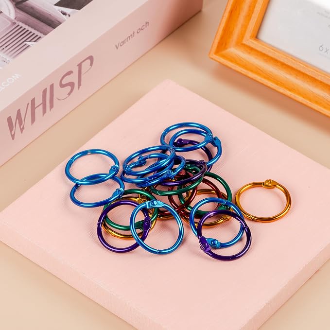 Mr. Pen- Loose Leaf Binder Book Rings, 72 Pack, 1 Inch | Metal Binder Rings - Image 7